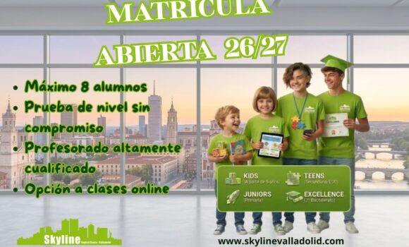 Matrícula Abierta Curso 2026-2027