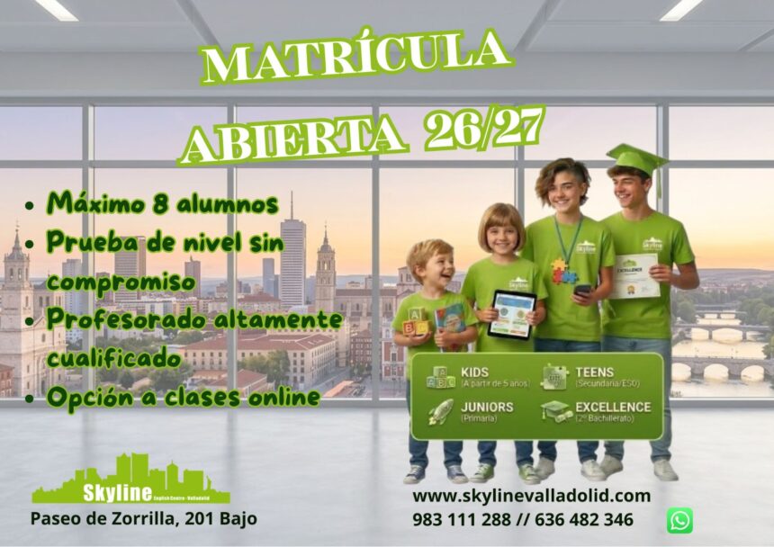 Matrícula Abierta Curso 2026-2027